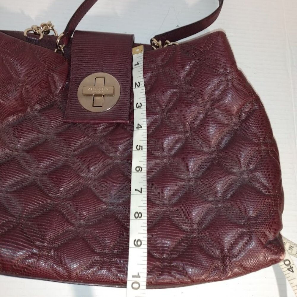 Kate Spade New York: Large double handle Handbag with green care card. - Picture 6 of 9